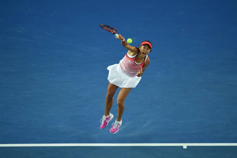 Australian Open tennis Zhang Shuai in azione (Afp)